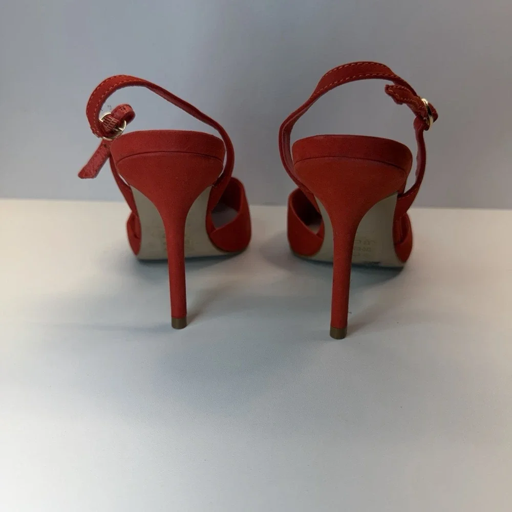 Aldo Stessy‎ slingback pointed-toe heels in a bright coral